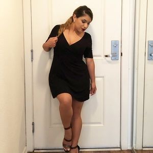 Black cocktail dress